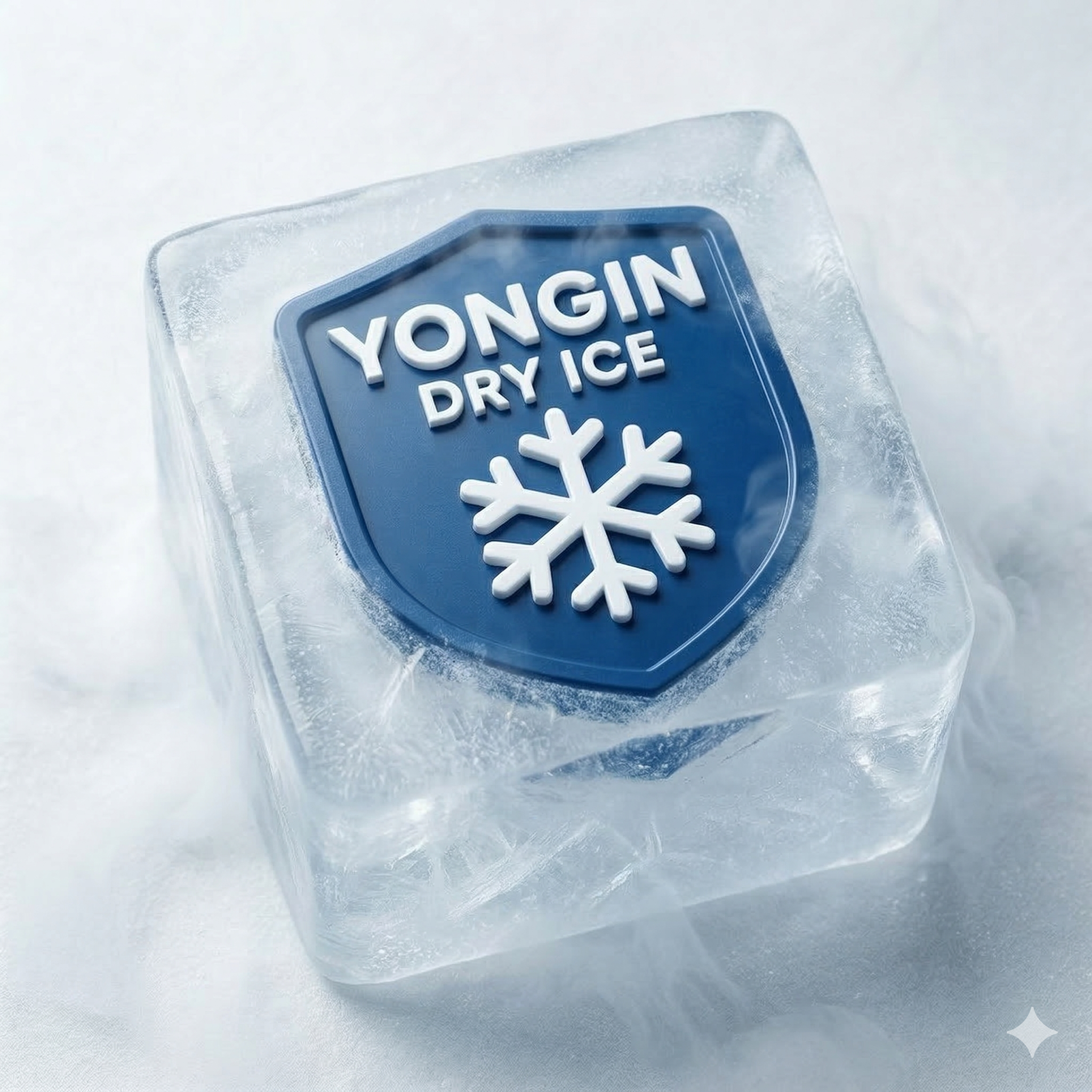 용인드라이아이스 로고